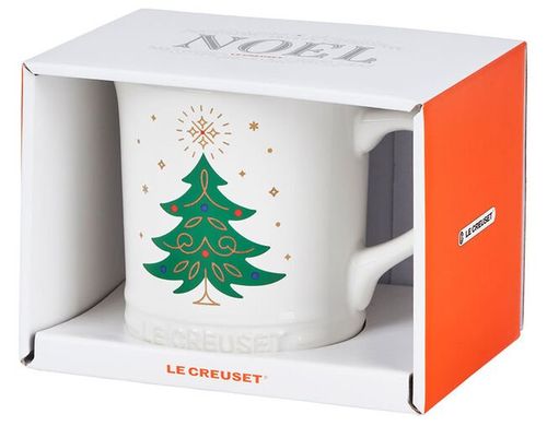 CANECA LE CREUSET SEATTLE BONECO DE NEVE BRANCO 400ML 80317400101430