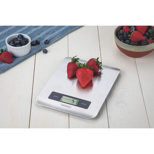 BALANÇA DIGITAL TRAMONTINA AÇO INOX P/COZINHA 5KG 61101/020