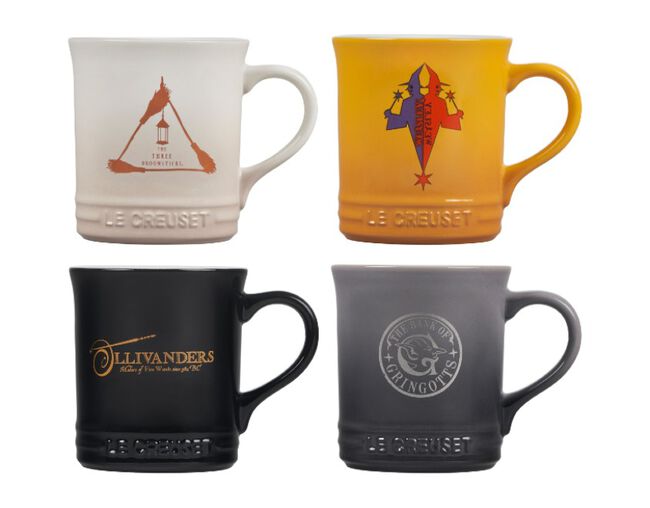 SET 4 CANECAS LE CREUSET LUGARES MÁGICOS HARRY POTTER 400ML