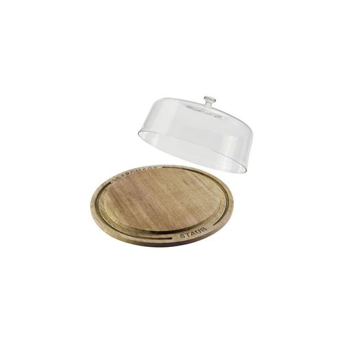 CÚPULA QUEIJO ZWILLING 32CM MADEIRA TAMPA VIDRO 405080020