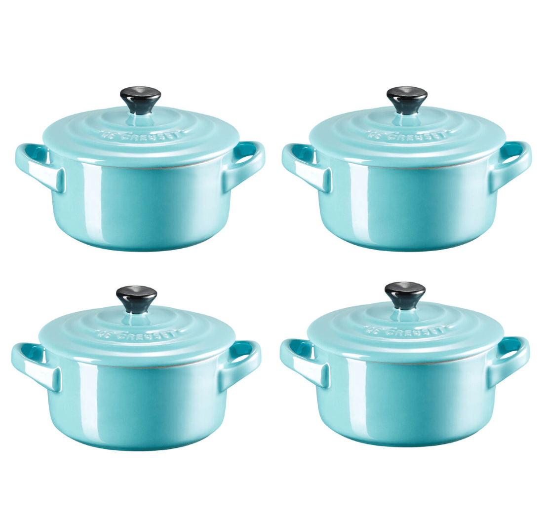 Le Creuset Set 4 Mini Cocotte Metallics