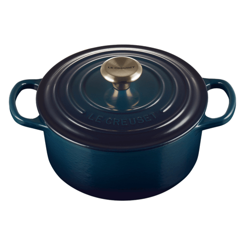 PANELA REDONDA LE CREUSET 18CM SIGNATURE AZUL AGAVE 21177184220450
