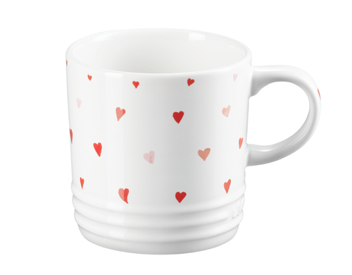 CANECA LE CREUSET CORAÇÃO L'AMOUR 350ML BRANCO 80302350101805