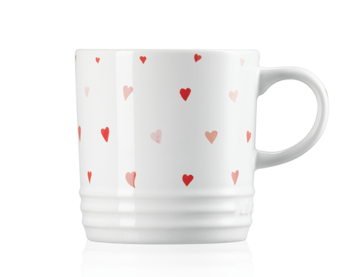 CANECA LE CREUSET CORAÇÃO L'AMOUR 350ML BRANCO 80302350101805