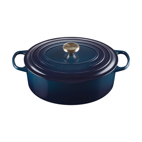 PANELA OVAL LE CREUSET 31CM SIGNATURE AZUL AGAVE 21178314224450