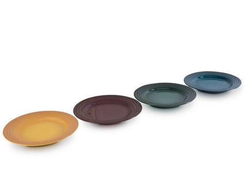 CONJUNTO LE CREUSET 4 PRATOS APERITIVO 17CM SET BOTANIQUE 79225171139030