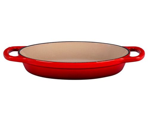 ASSADEIRA OVAL LE CREUSET  24CM SIGNATURE VERMELHO 201882406