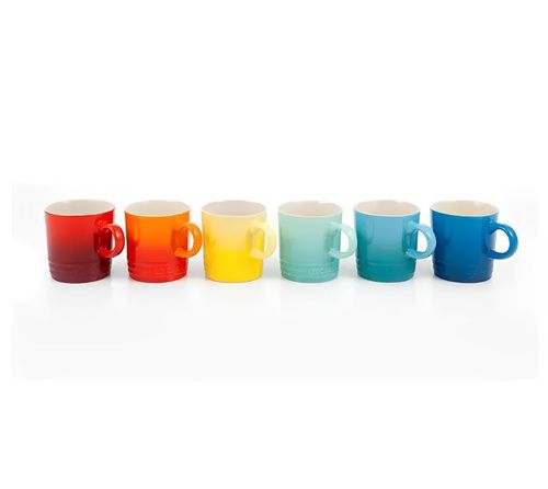 CONJUNTO LE CREUSET GIFT COLLECTION SET 6 CANECAS ESPRESSO 100ML
