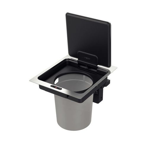 LIXEIRA TRAMONTINA DE EMBUTIR COM SENSOR NEXT EM AÇO INOX E PLÁSTICO 5L 94518/305