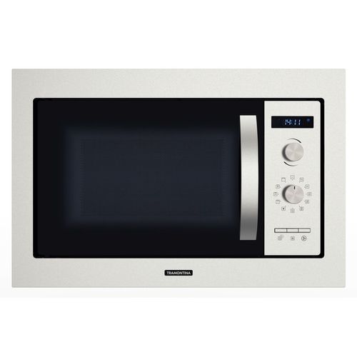 MICROONDAS TRAMONTINA DE EMBUTIR EM INOX 8 FUNÇÕES 25L 220V 94880/006