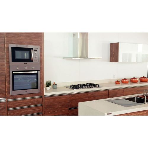 MICROONDAS TRAMONTINA DE EMBUTIR EM INOX 8 FUNÇÕES 25L 220V 94880/006