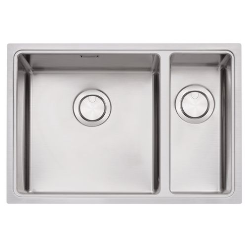 CUBA TRAMONTINA DUPLA DESIGN COLLECTION DE EMBUTIR/SOBREPOR INOX QUADRUM 66X46 94008/103