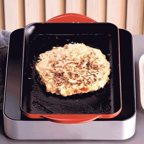 GRELHA LE CREUSET RETANGULAR 32CM TRADITIONAL EM FERRO FUNDIDO