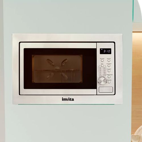 MICROONDAS INVITA DE EMBUTIR EM INOX 25L 220V I-FMC-25-XX-2XBA