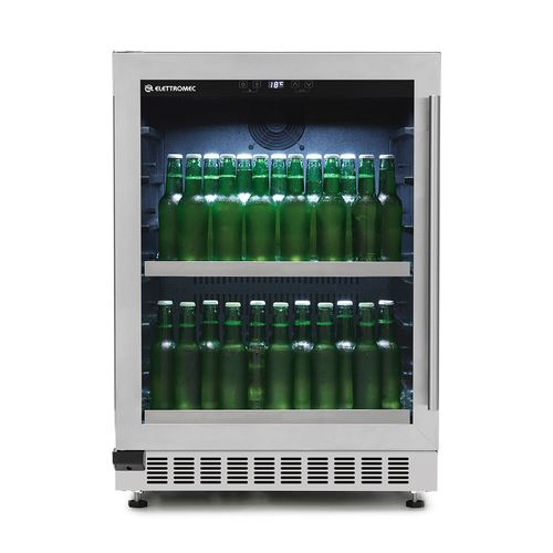 CERVEJEIRA ELETTROMEC 135 LITROS BEER CENTER 220V BC-BI-135-XV-2ATD ABERTURA ESQUERDA