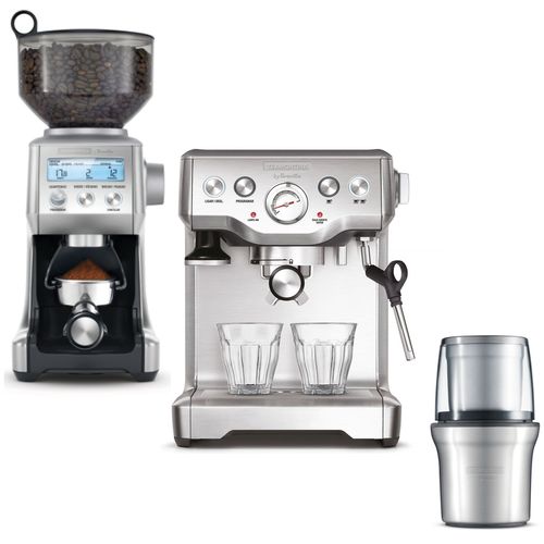KIT TRAMONTINA BY BREVILLE 3 PEÇAS CAFETEIRA ELÉTRICA + MOEDOR DE CAFÉ + MOEDOR DE GRÃOS 127V