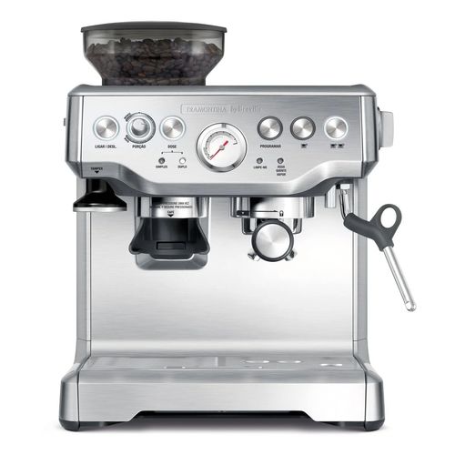 CAFETEIRA ELÉTRICA TRAMONTINA BY BREVILLE EXPRESS PRO AÇO INOX COM MOEDOR 2 L - Inox - 220V
