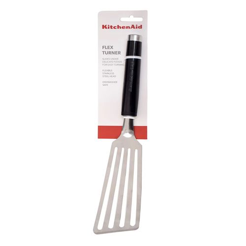 ESPÁTULA PERFURADA KITCHENAID FLEXÍVEL PRETO KCG024OHOBE