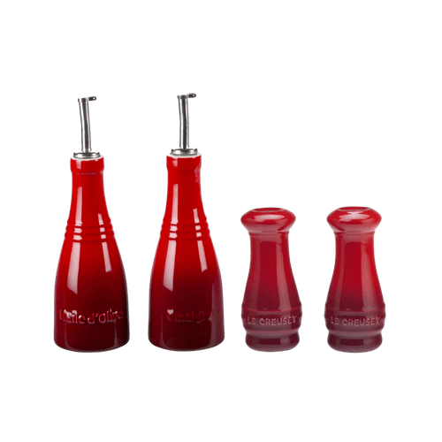 KIT LE CREUSET DE GALHETEIRO, SALEIRO E PIMENTEIRO