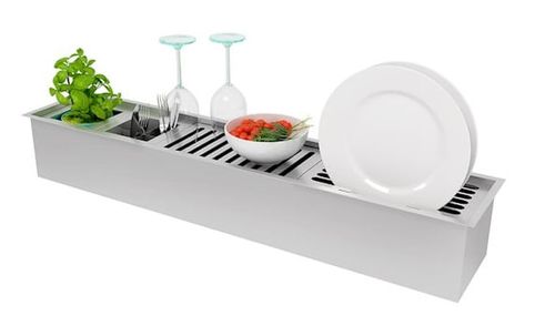 CANAL DEBACCO ORGANIZADOR ÚMIDO 900 EM AÇO INOX 91X17 20.03.10700