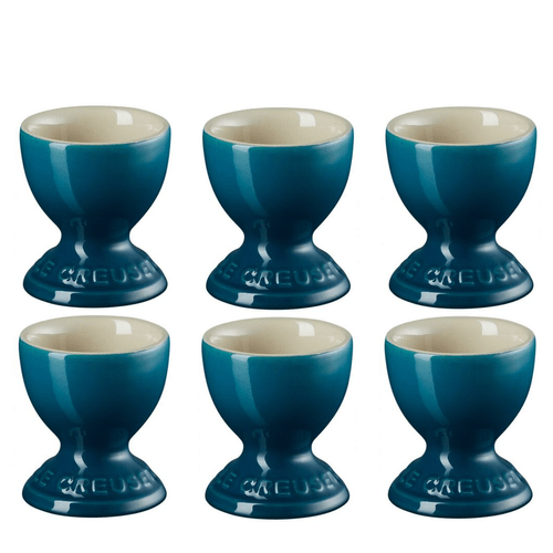 KIT LE CREUSET 6 SUPORTES PARA OVO EM CERÂMICA PREMIUM