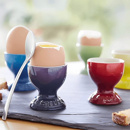 KIT LE CREUSET 6 SUPORTES PARA OVO EM CERÂMICA PREMIUM