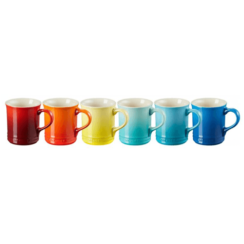 CONJUNTO LE CREUSET 6 CANECAS 400ML SEATTLE GIFT COLLECTION 79296408429030