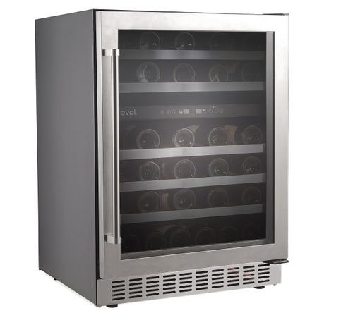 ADEGA EVOL DE VINHOS SMART 46 GARRAFAS DUAL ZONE DE EMBUTIR COM ABERTURA PARA DIREITA JC-145B
