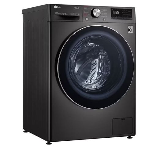 LAVA E SECA LG VC2 13KG AÇO ESCOVADO PRETO