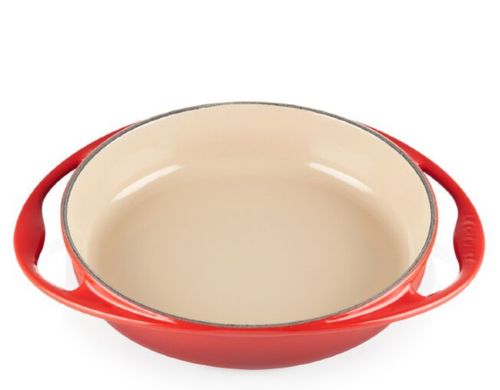 KIT LE CREUSET ASSADEIRA TARTE TARTIN 28CM E LUVA P/ FORNO VERMELHO