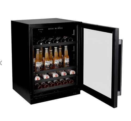 CERVEJEIRA ELANTO NERO ARGENTO 60CM 145L 152 LATAS 220V ABERTURA LADO DIREITO LNTBC615USZNAG2R