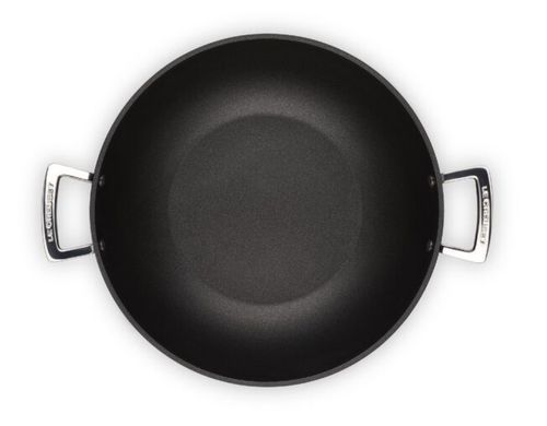 WOK LE CREUSET C/ALÇA 32CM TNS TOUGHENED PRO ÚNICO 51105320010502