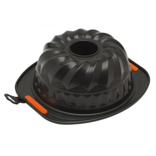 FORMA LE CREUSET PARA PUDIM 22CM EM AÇO CABORNO ÚNICO 94102422000000