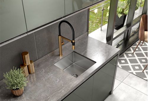 CUBA DEBACCO QUADRATINO EM AÇO INOX 45X45X20 20.03.30400