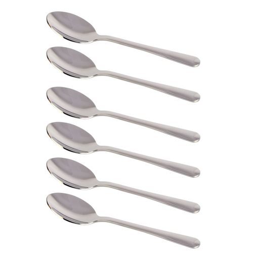 JOGO FRACALANZA DE 6 COLHERES PARA CAFÉ EM AÇO INOX 24344