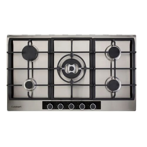 COOKTOP À GÁS CUISINART   CASUAL COOKING 5 BOCAS 90CM P950STXL 4092840010