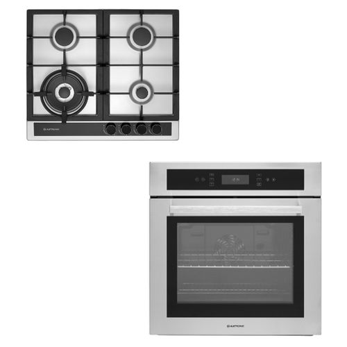 KIT ELETTROMEC SOLÉ FORNO ELÉTRICO MULTIFUNÇÕES 67L E COOKTOP 60 CM 220V