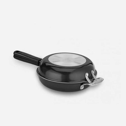 FRIGIDEIRA DUPLA CUISINART ANTIADERENTE PRETO 24CM FP2-24BK