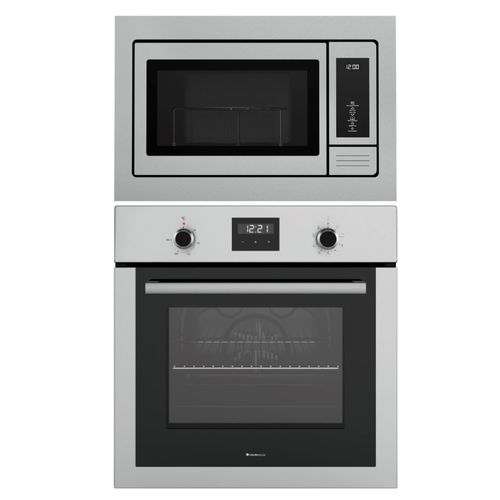 KIT DEBACCO ZURIQUE MICROONDAS MULTIFUNÇÃO 60CM 25L E FORNO ELÉTRICO MULTIFUNÇÃO 76L