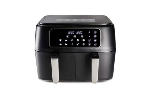 FRITADEIRA HAMILTON BEACH DUAL AIR FRYER DUPLO CESTO PRETO 8L