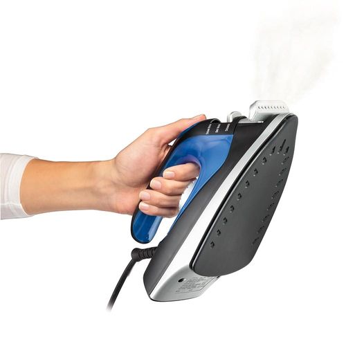 FERRO HAMILTON BEACH DE PASSAR VAPORIZADOR 2 EM 1 AZUL/PRETO