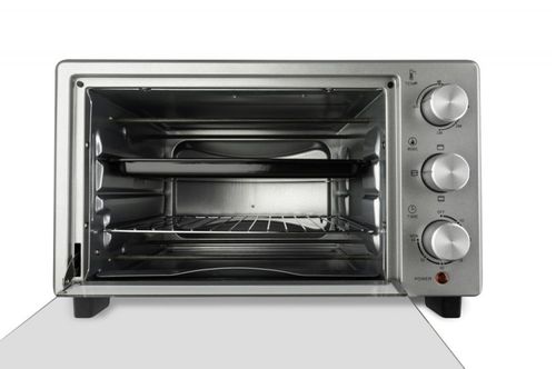 FORNO HAMILTON BEACH ELÉTRICO 3 FUNÇÕES 23L PRATA/INOX