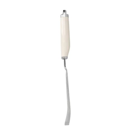 ESPÁTULA KITCHENAID PERFURADA FLEXÍVEL CREME EM AÇO INOX 33CM KAG024OHACE