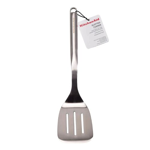 ESPÁTULA KITCHENAID VAZADA PREMIUM COM ALÇA EM AÇO INOX KMG002OHSS