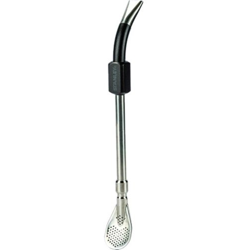 KIT STANLEY CUIA TÉRMICA 236ML AZUL NIGHTFALLBOMBA COLHER PARA MATTE E GARRAFA TÉRMICA 1L  BLACK MATTE