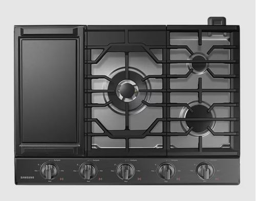 COOKTOP SAMSUNG 5 QUEIMADORES COM WI-FI E DUPLA CHAMA BLACK 127V NA30N6555TGAZ