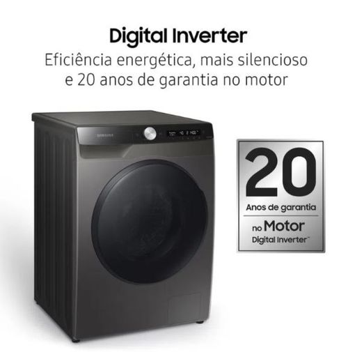 LAVA E SECA SAMSUNG WD11T SMART ECOBUBBLE 11KG 127V WD11T504DBX/AZ