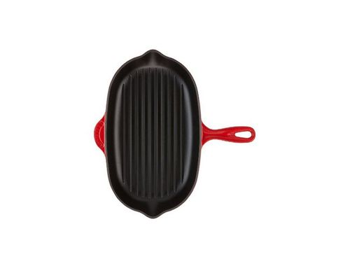 GRELHA LE CREUSET OVAL EM FERRO FUNDIDO 32CM