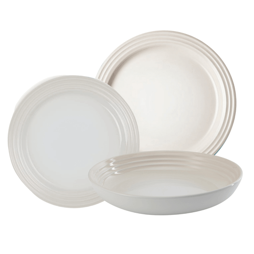 KIT LE CREUSET 12 PRATOS DE JANTAR EM CERÂMICA