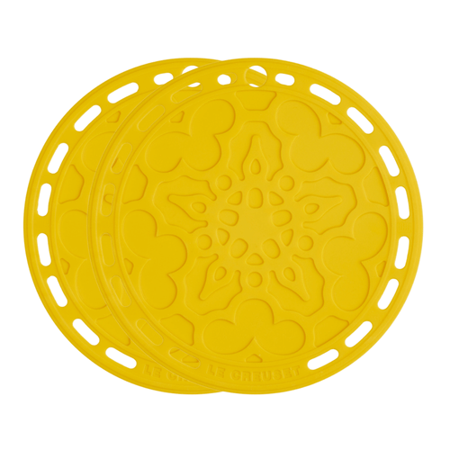 KIT 2 SUPORTE SILICONE FRENCH PARA PANELAS LE CREUSET 20CM